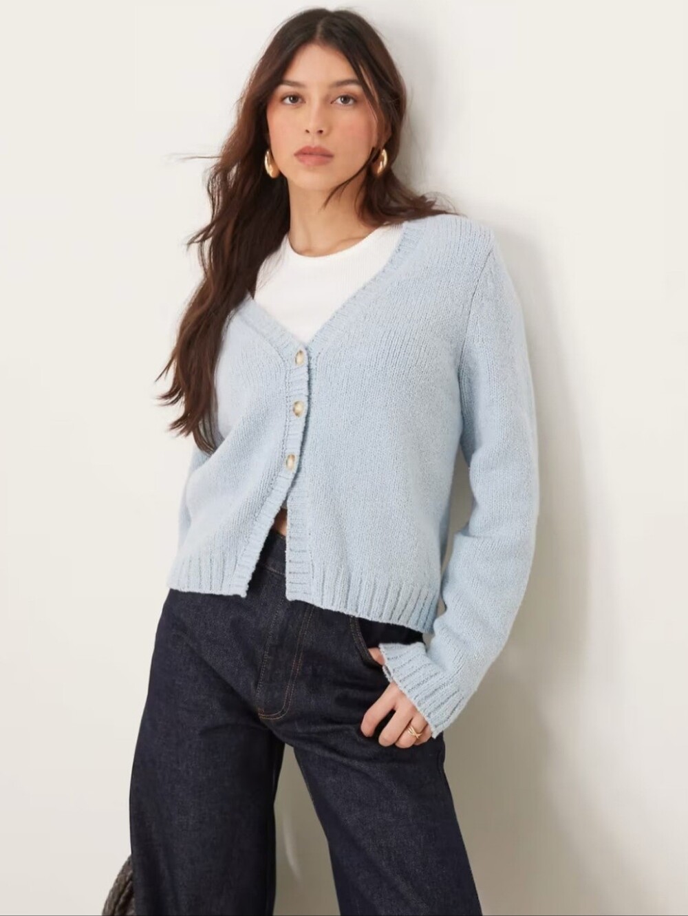 Abercrombie & Fitch Cable Knit  Button Cardigan-xs